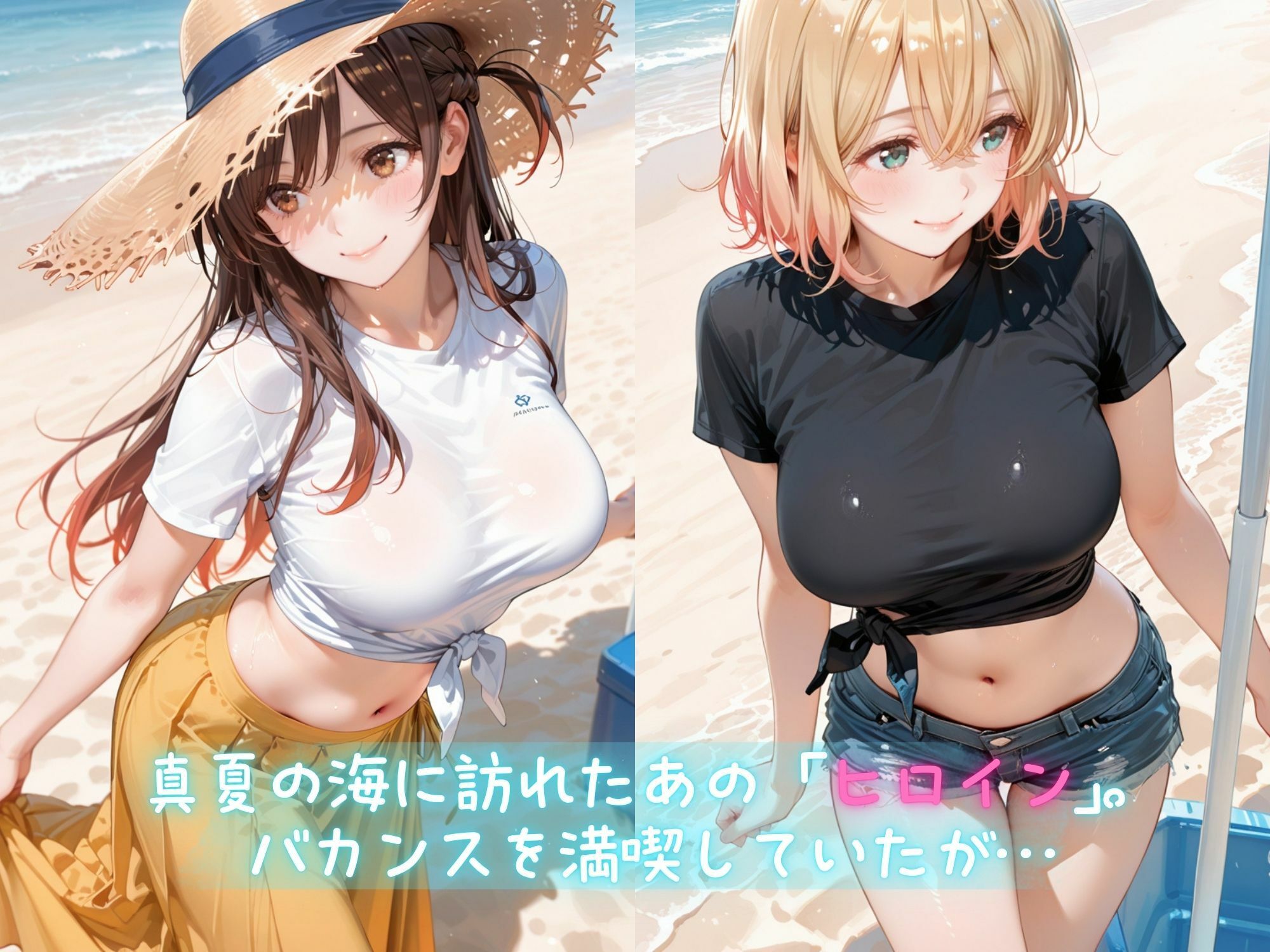 メス堕ちヒロイン  〜 ち●る＆ま● 夏の海編 〜 無料試し読み 2