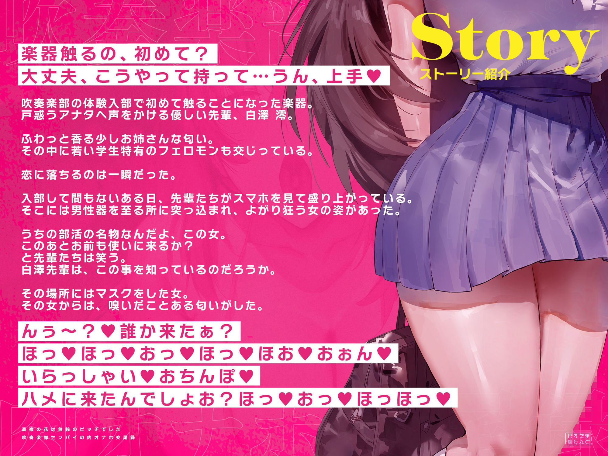 【BSS豚オホ/ザー汁ぶっかけ差分イラスト】高嶺の花は無銭のビッチでした〜吹奏楽部センパイの肉オナホ交尾録〜【KU100】 無料試し読み 3