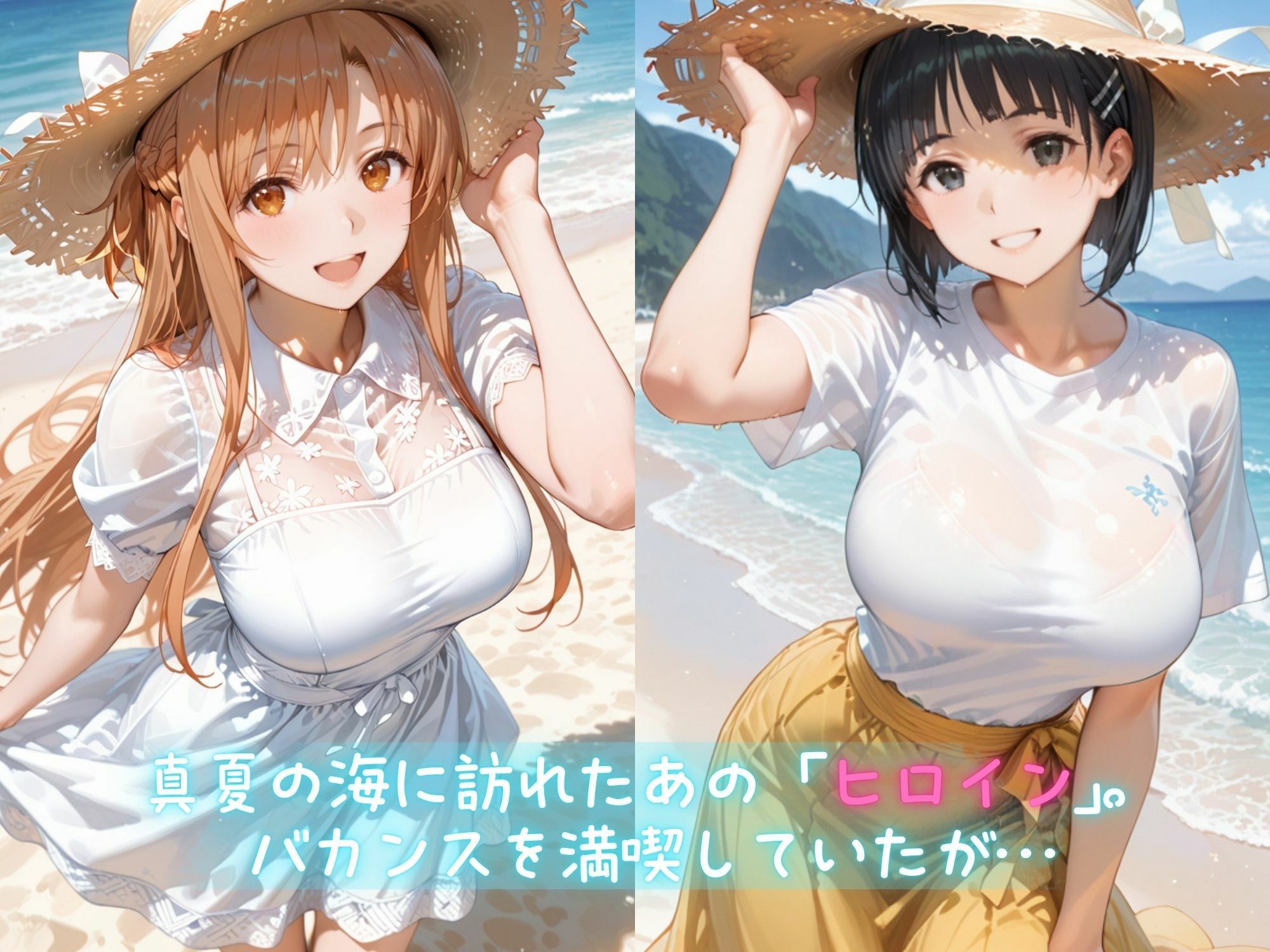 メス堕ちヒロイン  〜 あ●な＆す●は 夏の海編 〜 無料試し読み 1