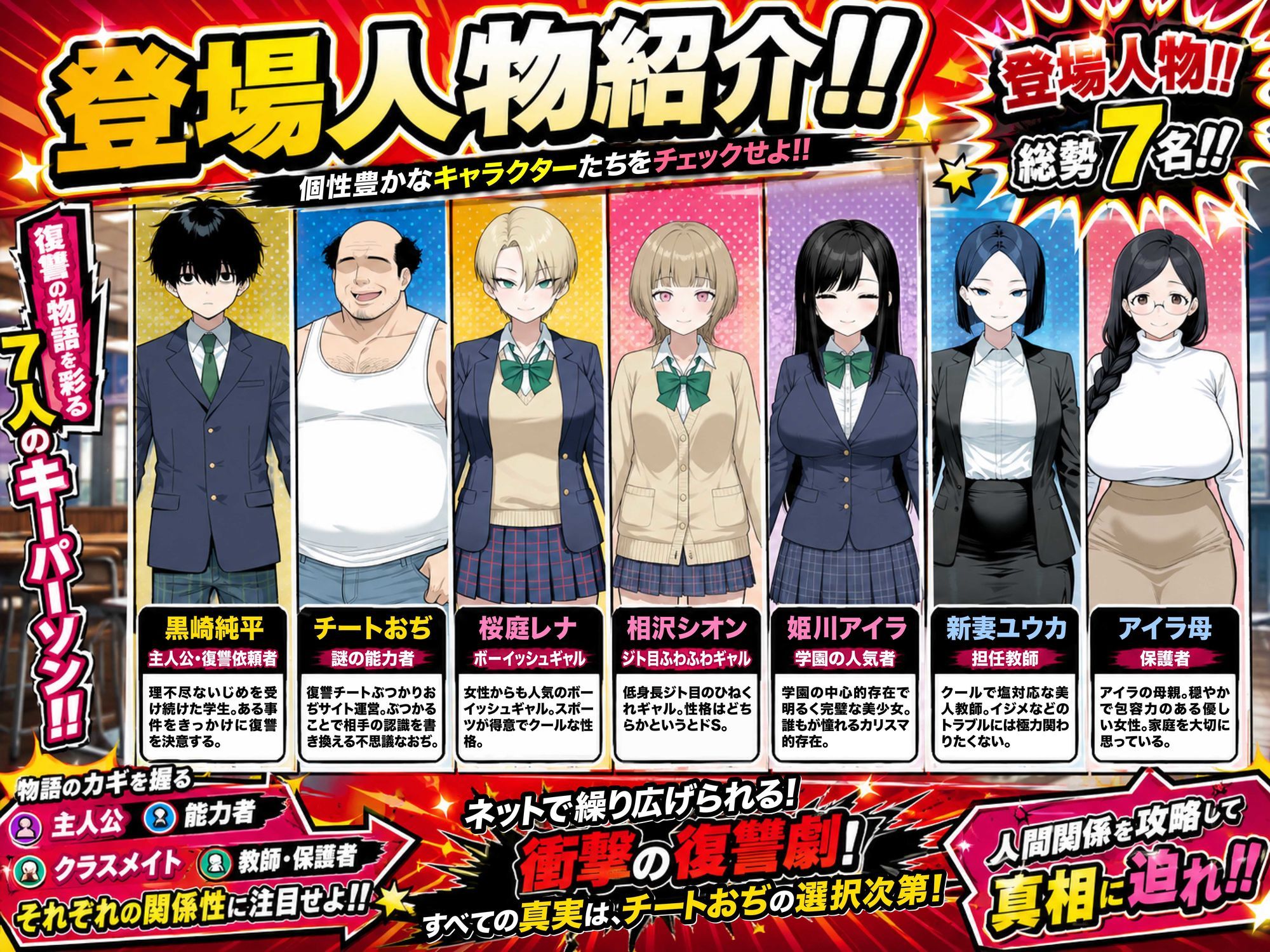 ぶつかりチートおぢEX 復讐代行！集団いじめ加害者を全員意識改変！アヘ顔Wピースさせてみた件〜 無料試し読み 1
