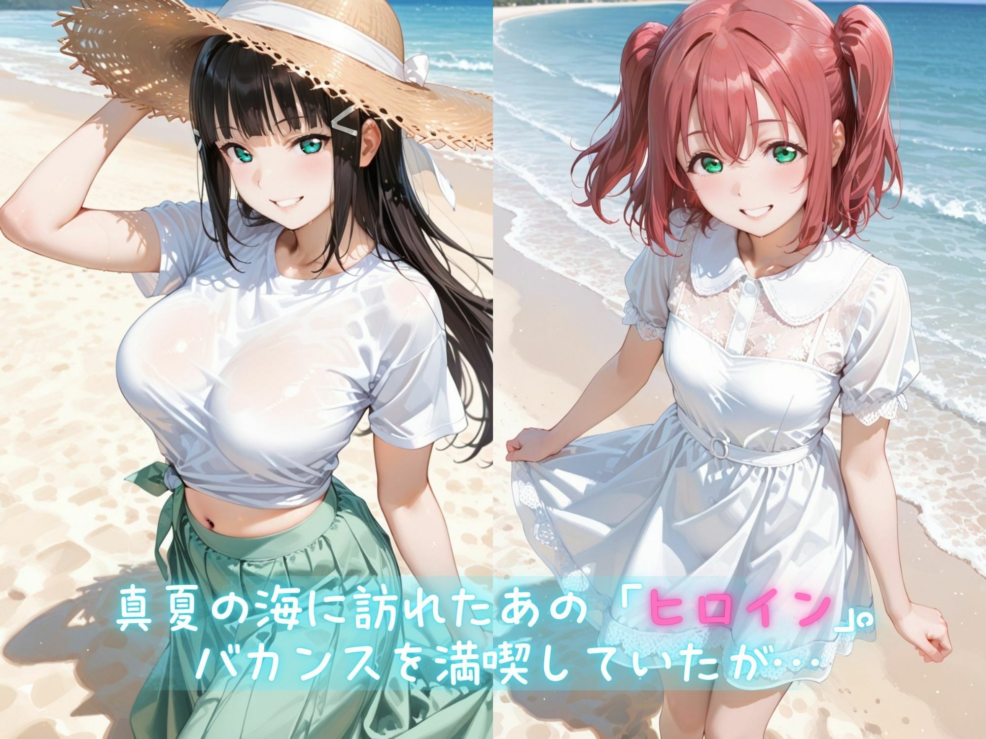 メス堕ちヒロイン  〜 ダ●ヤ＆●ビィ 夏の海編 〜 無料試し読み 1